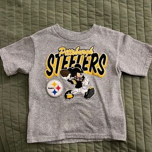 2T Disney Pittsburg Steelers Grey Toddler T-shirt